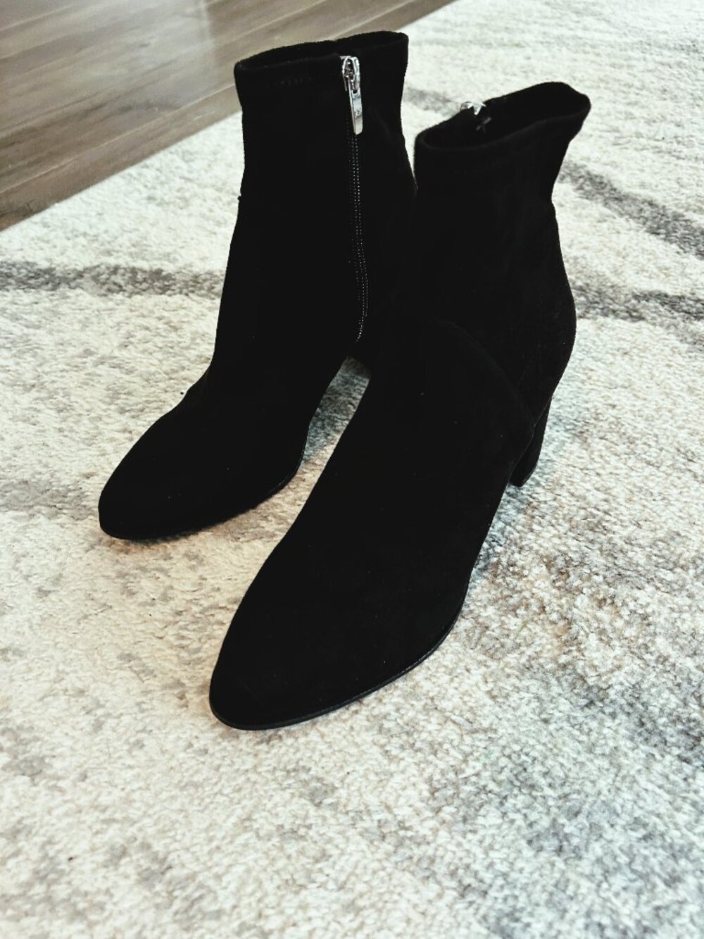NWOT Marc Fisher black boots, size 6.5